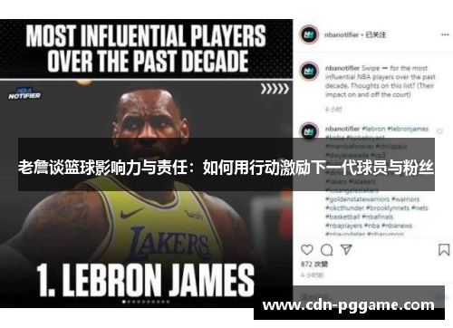 老詹谈篮球影响力与责任：如何用行动激励下一代球员与粉丝