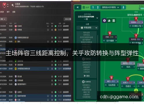 主场阵容三线距离控制，关乎攻防转换与阵型弹性